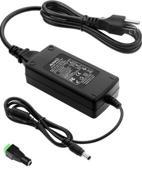 AC POWER ADAPTER w/IEC Cable ALITOVE DC 12V 5A 28 LED Module Light BRAND-NEW NIB